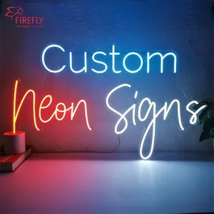NO MOQ Custom acrilico Led luce al Neon insegna per la stanza festa di compleanno casa decorazione di nozze