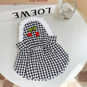 Nuevo Vestido de Verano para Perro con Diseño a Cuadros, Delgado y Transpirable, Falda Linda para Mascotas, Apto para Perros Pequeños - Product Image 4