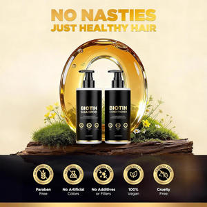 Champú y Acondicionador Líquido con Biotina para el Crecimiento del Cabello en Niños, Set de Cuidado Capilar - Product Image 2