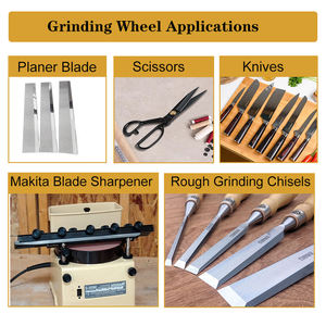Lames de rabot et de <span class=keywords><strong>dégauchisseuse</strong></span>, affûtage de la résine, meule diamantée CBN, meule à affûter les couteaux pour affûteur de lames <span class=keywords><strong>Makita</strong></span> - Product Image 4