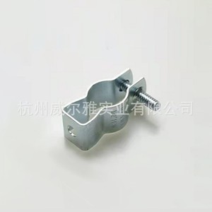 แคลมป์ยึดท่อเหล็กชุบสังกะสีรูปตัว C สำหรับยึดท่อแบบแขวน - Product Image 4