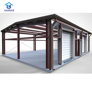 Trung Quốc Nhà sản xuất chuyên nghiệp của chi phí thấp đúc sẵn hội thảo xây dựng lớn khoảng kết cấu thép cầu nhà để xe tán nhà kho - Product Image 1