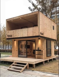 Maisons en bois préfabriquées multi-usages, personnalisation de la disposition sur mesure. - Product Image 2