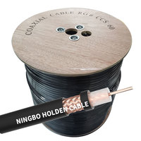 Alta velocidad RG59 + 2C potencia coaxial venta al por mayor RG59 RG59/U RG6 Video CCTV Cable