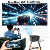 Projecteurs Android 4K à prix d'usine ODM OEM, projecteur portable pour cinéma maison et jeux, vidéo native 1080p, projecteur 4K