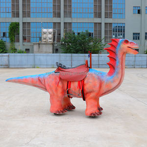 Figura de acción de dinosaurio mecánico realista para caminar, juguete eléctrico para caminar con monedas, animatronic, rideable - Product Image 2