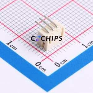 WAFER-ZH1.5-3PWZ Wire-to-Board Pin Header Bent Lead Through Hole,P=1.5mm Connector 1x3P 1.5mm Right Angle Insert ZH - Product Image 2