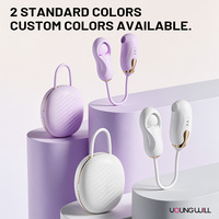 Vibrateur rotatif à impulsions d'air en silicone souple avec télécommande via application, double stimulation, OEM ODM, jouets sexuels personnalisés pour femmes