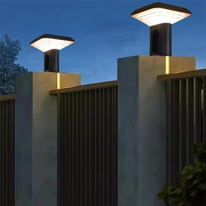 Outdoor IP65 WarmWhite/White 30 <b>LED</b> Solar Wall Pillar Lamp <b>Motion</b> <b>Sensor</b> Battery for Garden Yard Patio Fence Deck Porch <b>Lighting</b> - Product Image 5