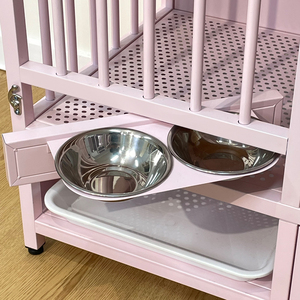 Système de <span class=keywords><strong>chenil</strong></span> professionnel pour chiens : comprend une niche extérieure pour chien, une niche intérieure pour chat et des cages durables pour animaux de compagnie pour les voyages - Product Image 5