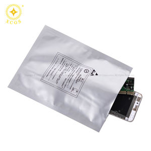 Custom Anti-Static Silver Foil Packaging <b>Bag</b> Aluminum Foil Moisture for Barrier ESD Plastic <b>Bag</b> - Product Image 1