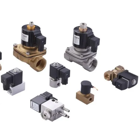 2W normalmente vicino elettrico in ottone 12v 24v 220V 1 2 3 pollici elettrovalvola solenoide Gas naturale ASCO