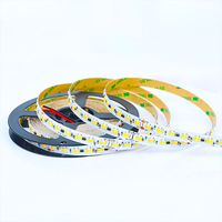 Bande lumineuse LED CCT OEM ODM 196LEDs/m, CRI élevé 90, dimmable, 2700K - 6500K, lumière continue sans points pour armoire, architecture