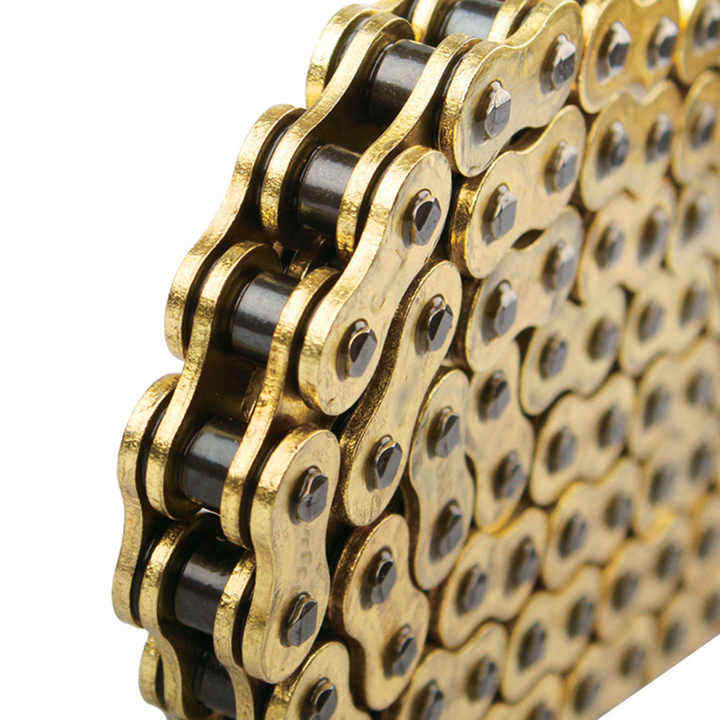 DQ Motorcycle Timing Chain Golden Alloy Steel 428h 120L 136L for ...