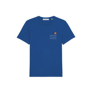 เสื้อยืดคอกลมแขนสั้นลำลองผู้ชาย พิมพ์ลายโลโก้ตามสั่ง ขายส่ง ผ้าฝ้าย 100% พิมพ์ลายดิจิตอลด้านหน้า ระบายอากาศ แห้งเร็ว น้ำหนัก 300 กรัม - Product Image 1
