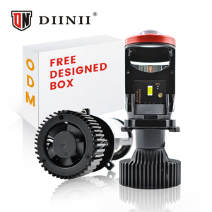 Diinii 90W Bi Led Koplamp 9000lm 12V H4 Mini <span class=keywords><strong>Projector</strong></span> IP-68 Waterdichte Aluminium High-Speed Stille Ventilator Led Koplampen - Product Image 6