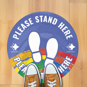 สติ๊กเกอร์ไวนิลติดพื้น ทนทาน ขนาดและลวดลายตามสั่ง ป้องกันรังสียูวี เป็นมิตรกับสิ่งแวดล้อม ป้องกันการสึกหรอ ทนต่อรอยขีดข่วน เหมาะสำหรับตกแต่งพื้นที่ในห้างสรรพสินค้า สำนักงาน ร้านค้า - Product Image 5