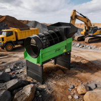 Saringan Trommel MINI untuk DIJUAL HARGA TERBAIK KOMPOS TANAH LURUSAAN KERIKIL