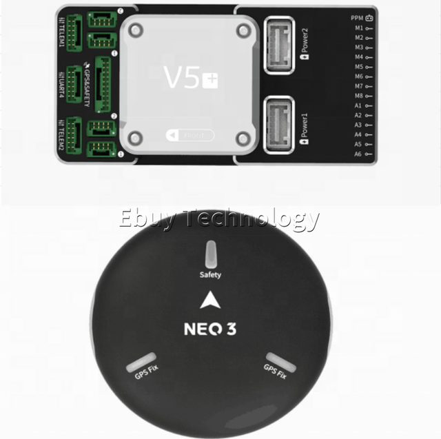 CUAV V5+ Autopilot Flight Controller W NEO 3 GPS Module for High Precision RC FPV Drone Quadcopter Helicopter Pixhawk Airplane