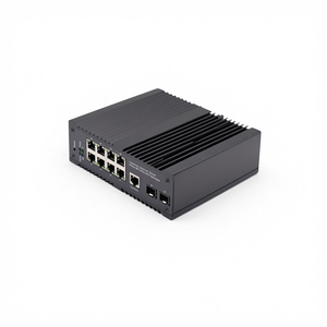 <span class=keywords><strong>Switch</strong></span> <span class=keywords><strong>PoE</strong></span> Industriale Gestito L2+ a 10 Porte <span class=keywords><strong>Gigabit</strong></span>, Capacità 20Gbps, 8 Porte <span class=keywords><strong>PoE</strong></span>, Supporto VLAN, Routing Statico, SNMP, Full-Duplex - Product Image 3