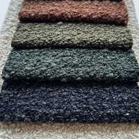 Fournisseur de tissu d'ameublement pour canapé en bouclette de haute qualité, tissé, teint en fil, respirant et lourd