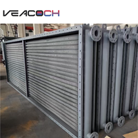 Intercambiador de Calor Premium de Agua-Aire con Tubos Aletados y Ventilador, Serpentín de Calentamiento a Vapor para Equipos de Secado de Alimentos Acuáticos