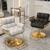 Chaise de barbier moderne en cuir synthétique inclinable ergonomique de luxe Offre Spéciale pour les salons de beauté et les salons de coiffure