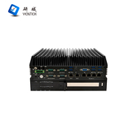 PC Industrial Integrado Sin Ventilador LGA1151 de 6.ª/8.ª/9.ª Generación, 6 Puertos GbE LAN, 4 PoE, 9-36V CC, Amplio Rango de Temperatura -10~50 °C ℃   Gateway IoT para Automatización de Fábrica