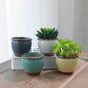 وعاء سيراميك صغير على شكل إبهام بتصميم زاكا من إم إس إتش للنباتات العصارية والصبار - Product Image 4