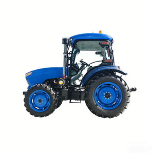Tracteur agricole à transmission par engrenages, 4 roues motrices, avec leviers de commande faciles à utiliser, couleur noire - Product Image 4