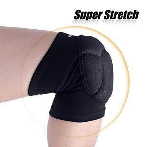 Genouillère élastique respirante avec logo personnalisé, coussin en éponge supplémentaire, protection anti-chute, genouillère de protection - Product Image 6