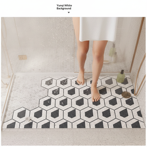 แผ่นรองอาบน้ำกันลื่นแบบตัดได้ ทำจากใยบวบ กันน้ำ สำหรับใช้ในห้องอาบน้ำ - Product Image 2