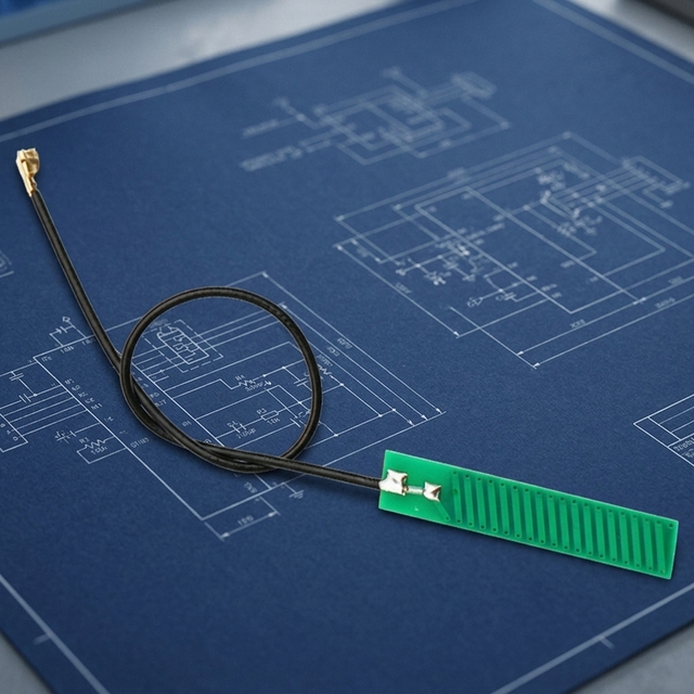 433MHz green built-in antenna 5DBi PCB LoRa wireless transceiver data transmission module RF camera antenna