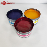 Encre offset à base de solvant de qualité supérieure pour impression commerciale sur papier métallisé, séchage rapide sans UV LED, couleur unie