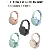 Auriculares Inalámbricos Plegables AliSelect P2961 con Bluetooth, Auriculares Estéreo Inalámbricos para Música, Auriculares Deportivos HiFi para TV y Juegos