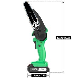 Tronçonneuse sans fil sans balais de 6 pouces, puissance 550W, interrupteur de démarrage double, inclut 2 batteries de 2,0 Ah, prend en charge la personnalisation OEM - Product Image 2