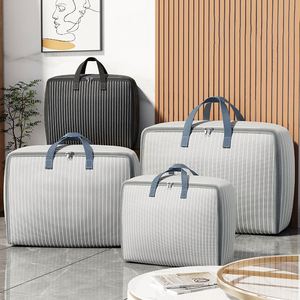 Sac de rangement pour vêtements et couettes de haute qualité à prix abordable, en tissu Oxford imperméable, grand sac de voyage et de déménagement - Product Image 2