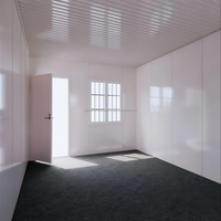 Salle d'activité mobile de plaque d'acier de couleur de conteneur de double couche de 40 pieds à traction rapide pour le stockage d'outil d'hébergement de travailleur Durable