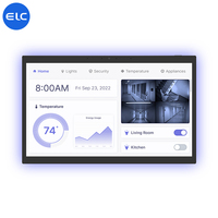 Tablette murale portable POE nouvelle génération 2024, écran tactile LCD Android 13, maison intelligente Wi-Fi 6 avec barre lumineuse LED