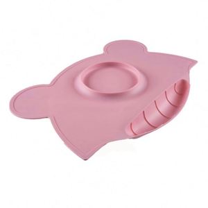 New Design Silicon Suction <b>Mat</b> with Catch Pocket Silicone Placemat <b>Plate</b> for Babies Kids and Toddlers - Product Image 5