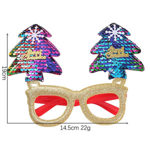 Kính mát giáng sinh vui vẻ hiện đại với người tuyết <span class=keywords><strong>Santa</strong></span> Claus gạc ELF đồ chơi cho người lớn và trẻ em phong cách Xmas - Product Image 3