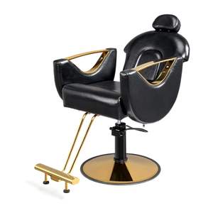 KHot Selling Steel Barber <b>Chair</b> <b>High</b> Quality Multifunctional Leather for Beauty Salon Home or Outdoor Living - Product Image 3