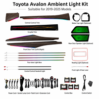 Kit d'éclairage d'ambiance à grain de bois pour Avalon 2019-2025, mise à niveau de l'éclairage intérieur LED 12V, neuf