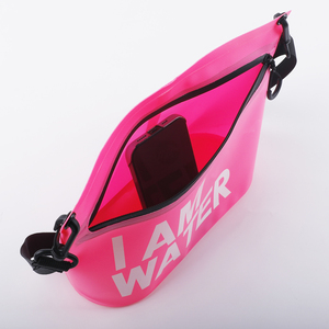 Custom Waterproof Crossbody PVC Toiletry Bags Travel Swimming Beach Cell Phone Holder Zipper Waterproof Waist Bag Dry <b>Pouch</b> - Product Image 5
