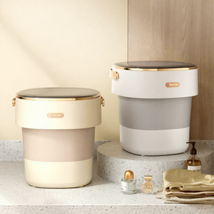 Mini Lavadora de 6L y 13L Mejorada con Cesta de Centrifugado, Lavadora Plegable para <span class=keywords><strong>Ropa</strong></span> Interior, Electrodomésticos de Lavandería para Baño - Product Image 2