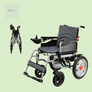 Fauteuil roulant en acier au carbone <span class=keywords><strong>Smart</strong></span> <span class=keywords><strong>Drive</strong></span> avec fauteuil roulant électrique pliable à double moteur 250W * 2 pour handicapés - Product Image 1