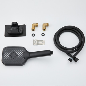 Ensemble de douche intelligent Water Droplet Sanitary Ware 118 cm mural avec pommeau de pluie et douchette à main pour salle de bain domestique - Product Image 4