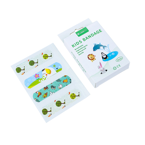 Vendajes Adhesivos para Dedos <span class=keywords><strong>con</strong></span> Diseño de Dibujos Animados, Certificados de Seguridad CE/ISO Clase I, para Primeros Auxilios Infantiles, Alivio del Dolor y Heridas Superficiales - Product Image 6
