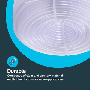 Tube en silicone de qualité alimentaire personnalisable, manchon en silicone résistant aux hautes températures, paille en silicone transparente et inodore - Product Image 3