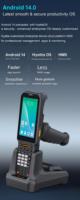 Escáner de Código de Barras PDA Industrial Resistente, Precio de Fábrica, RFID Portátil, 4G Android 14, CPU Octa-core, IP68, 2D, WiFi, GMS, en Stock